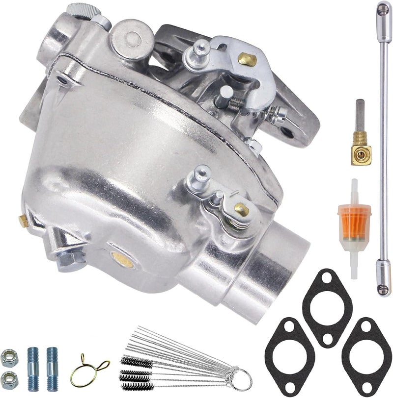 THUNDERMINGO Carburetor For Ford Tractor 2N 8N 9N Heavy Duty Marvel Schebler TSX33 TSX241 Replacement For 8N9510C-HD 8N9510C 9N9510A B3NN9510A Carb with Fuel Sediment Bowl Gasket and Bolts - Image 3